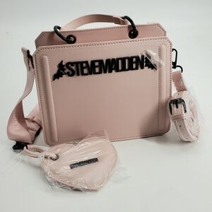 Steve Madden Bevelyn Bats Crossbody Bag Pink NEW Halloween Viral Tiktok